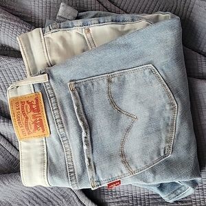 Levi's 711 Skinny Two Tone Jeans Denim Stretchy